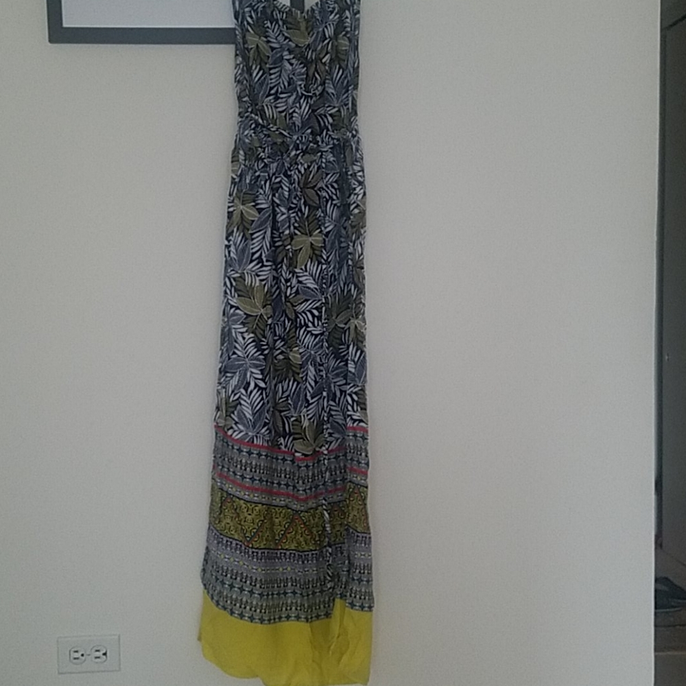 Strapless maxi dress